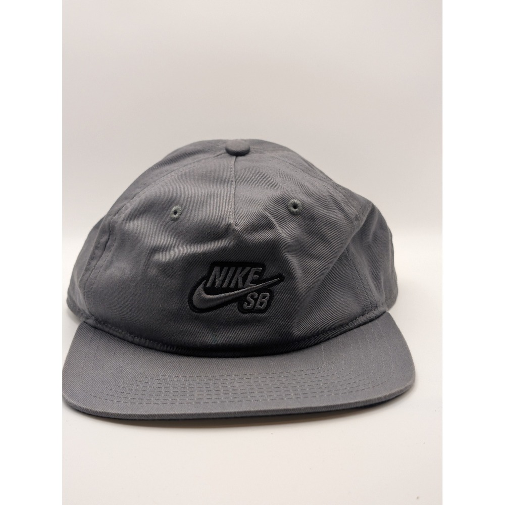 Nike SB Hat Unisex OS Grey Excellent Snapback Skateboarding Heritage86 Cap